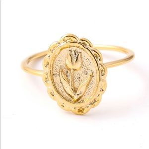 Antique rose ring
